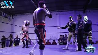 Ra Zhata y Da Kara vs Hijo de Pura Santa y Pura Santa Jr vs Carrillo y Nival Banks CHINGONES LUCHA