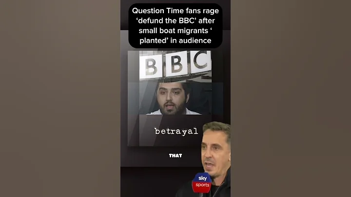 Question Time viewers raged “defund the BBC” as several small boat migrants joined the audience