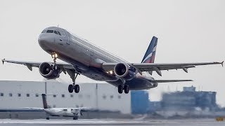 Aeroflot Airbus A321 departing Montreal (YUL/CYUL)
