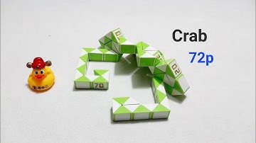 Snake Cube or Rubik Biến Thể 72 Pieces - Crab