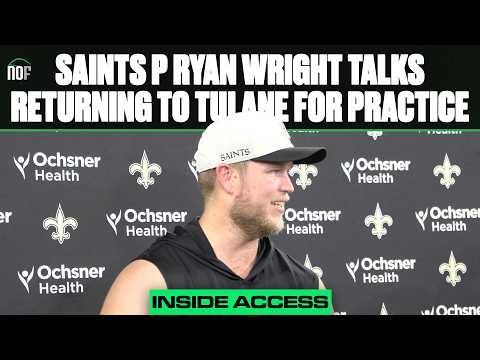 Saints P Ryan Wright on returning to Tulane, having a short memory on bad punts and more