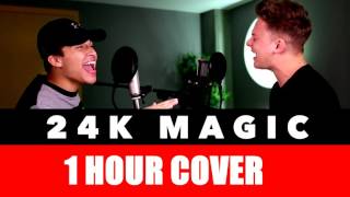 [1 hour Edition] Bruno Mars - 24K Magic (SING OFF vs. Alex Aiono)