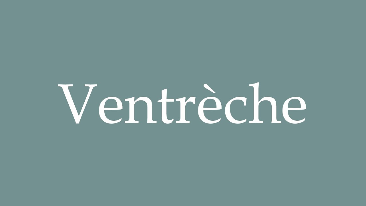 How to Pronounce ''Ventrèche'' (Belly meat) Correctly in French YouTube