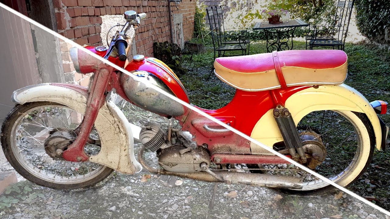 Nach 30+ Jahren in Garage gefunden | Zündapp Super Combinette 429 Detailing | No talking