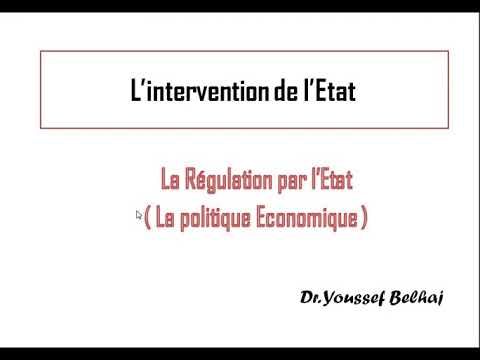 Vidéo: Modes De Régulation étatique De L'économie