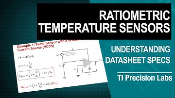 Ratiometric temperature sensors