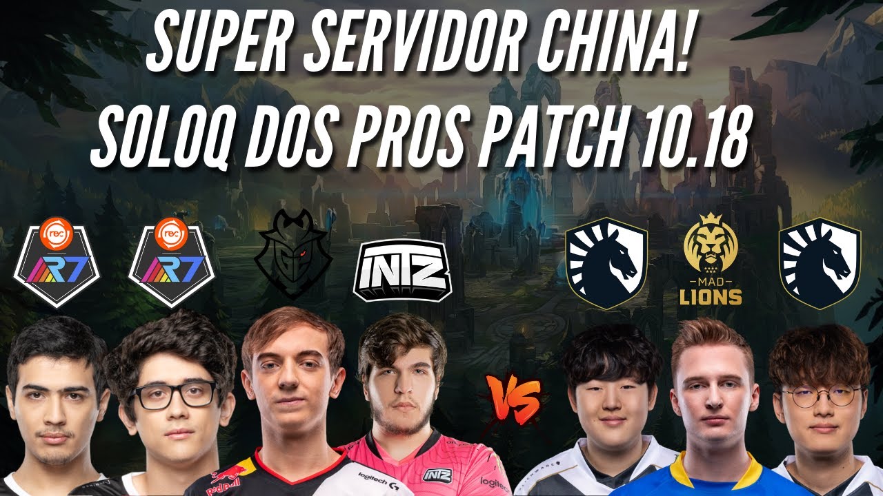 REDBERT, CAPS,JOSEDEODO E ACCE VS HUMANOID, TATICAL E COREJJ! SUPER SERVER CHINA - LOL REPLAYS