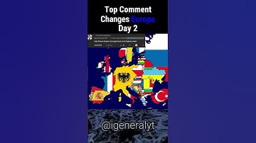 Top Comment Changes Europe! (Day 2) #shorts #comment #mapping #geography