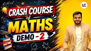 Crash course of maths | Demo -  2 | By Anant Sir