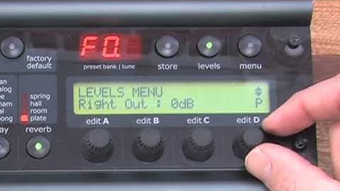 Nova System - Setting different output levels