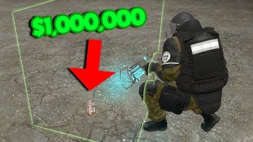 $1,000,000 Locked In An INVISIBLE Box! - Gmod DarkRP Trolling Admin Abuse (CALLED ME A HACKER!)
