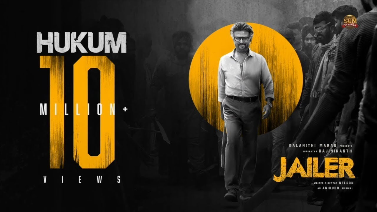 JAILER - Second Single Official | HUKUM | Superstar Rajinikanth | Sun Pictures | Anirudh | Nelson