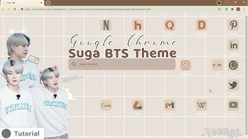 Suga BTS Theme for Customize your Google Chrome
