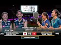 Matsuyama  shida  jpn vs yeung  yeung hkg  badminton uber cup 2024