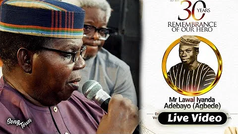 Sir Ebenezer Obey At The 30th Remembrance Of Late Asiwaju Lawal Iyanda Adebayo | Song Town 