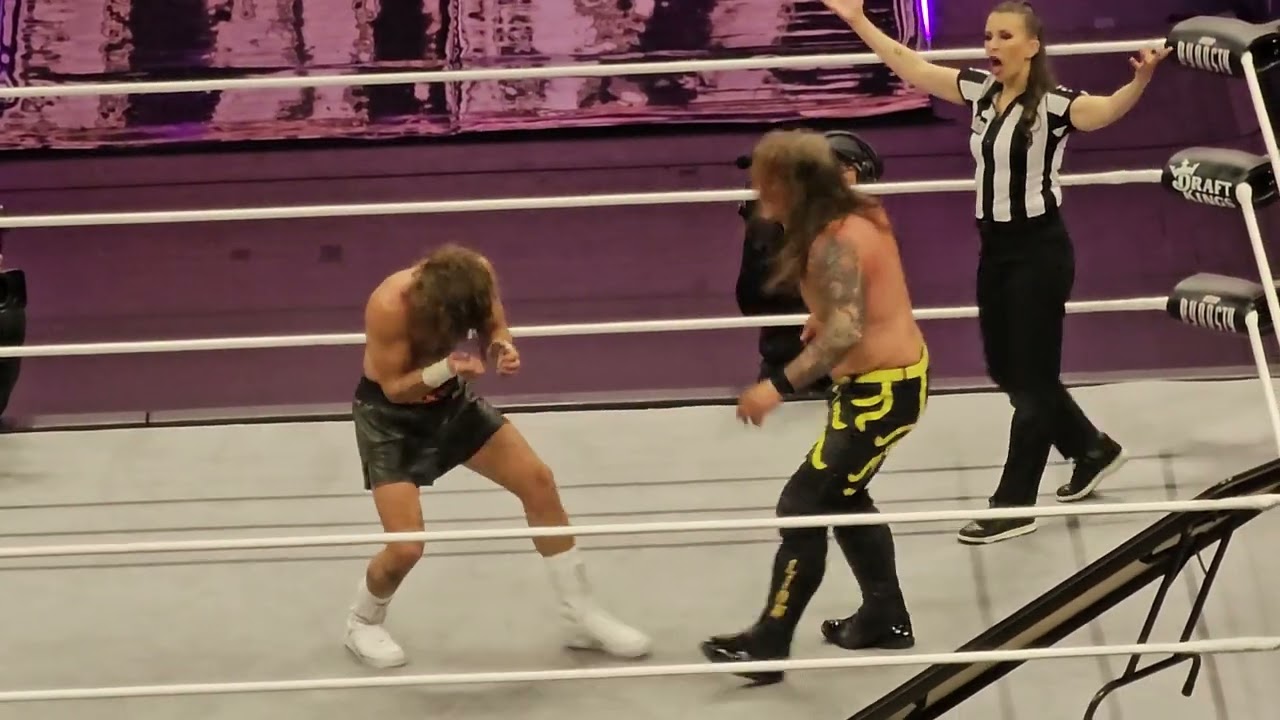 Young Hook Takes on the Veteran Chris Jericho 