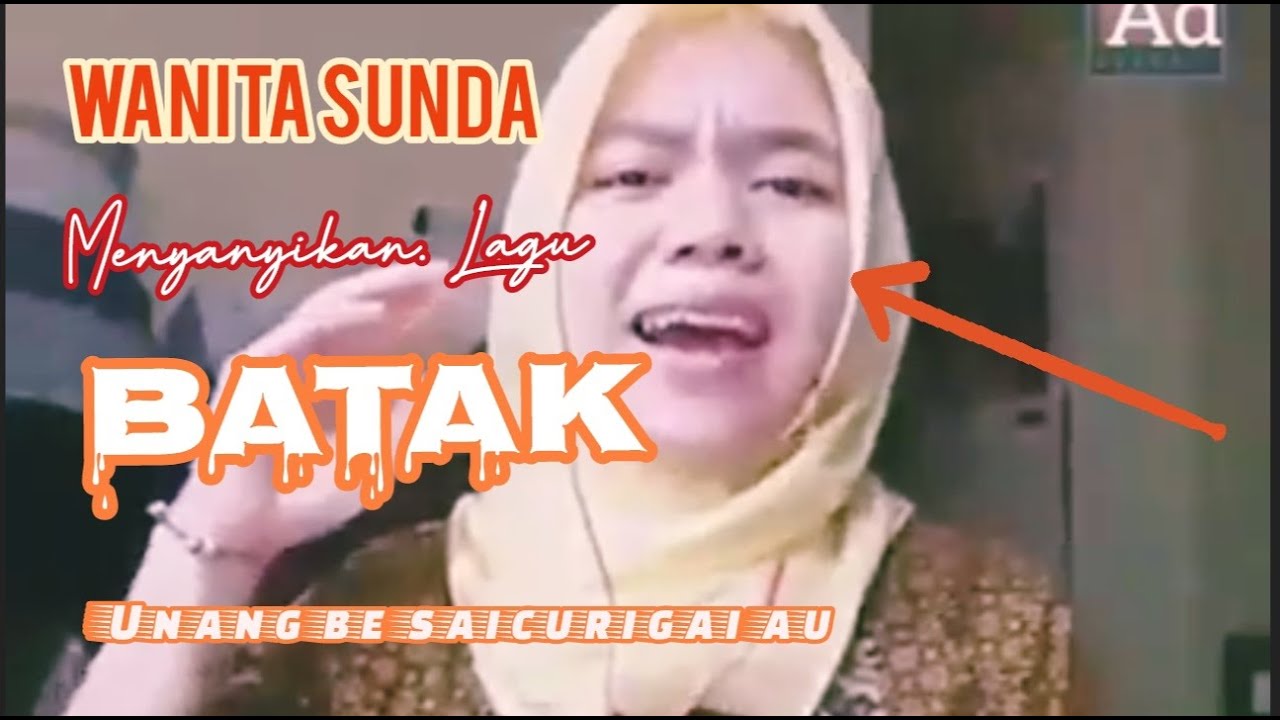 WANITA SUNDA NYANYI LAGU BATAK !! Suaranya sangat merdu // Unangbe Saicurigai Au .