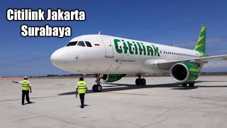 pesawat Citilink jakarta ke surabaya / flight from Jakarta to Surabaya #pesawat