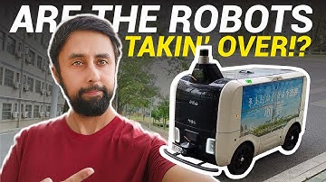 PACKAGE DELIVERY in CHINA – AUTONOMOUS Courier Service!