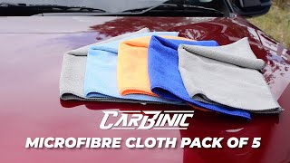 CARBINIC Microfiber Super Absorbent Cloths
