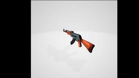 Realistic AK47 3D Model Showcase | High-Quality Game Asset 🔫💥
