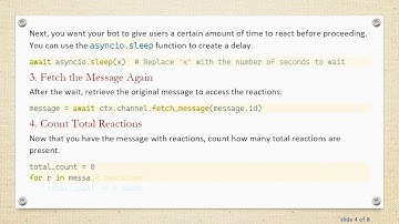 How to Count Reactions in Discord.py Giveaways