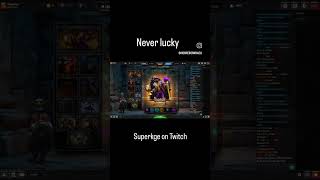 Never lucky - Superkge on Twitch #hon #heroesofnewerth #honreborn