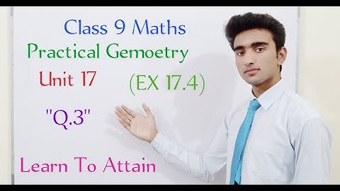 Rectangle equal to ∆ | EX 17.4 (Q.3) | Class 9 Maths | Learn To Attain