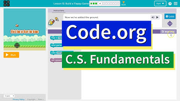 Build a Flappy Bird Game Lesson 15.4 Course C Tutorial with Answers