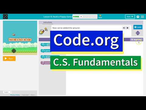 Build a Flappy Bird Game Lesson 15.4 Course C Tutorial with Answers