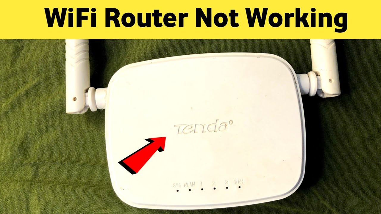 Tenda Wifi Router not Working Problem Solve 