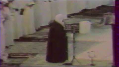 تلاوة من تراويح الحرم المكي من أول ص إلى 31 الزمر - الشيخ علي جابر 22-9-1409هـ
