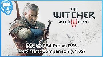 The Witcher 3 (v1.62) Load Time Comparison - PS4 vs PS4 Pro vs PS5
