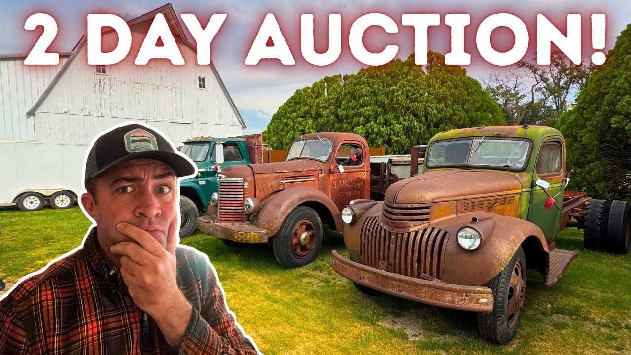 I Went to a 2 DAY FARM AUCTION & Bought Something Completely Unexpected!!!
