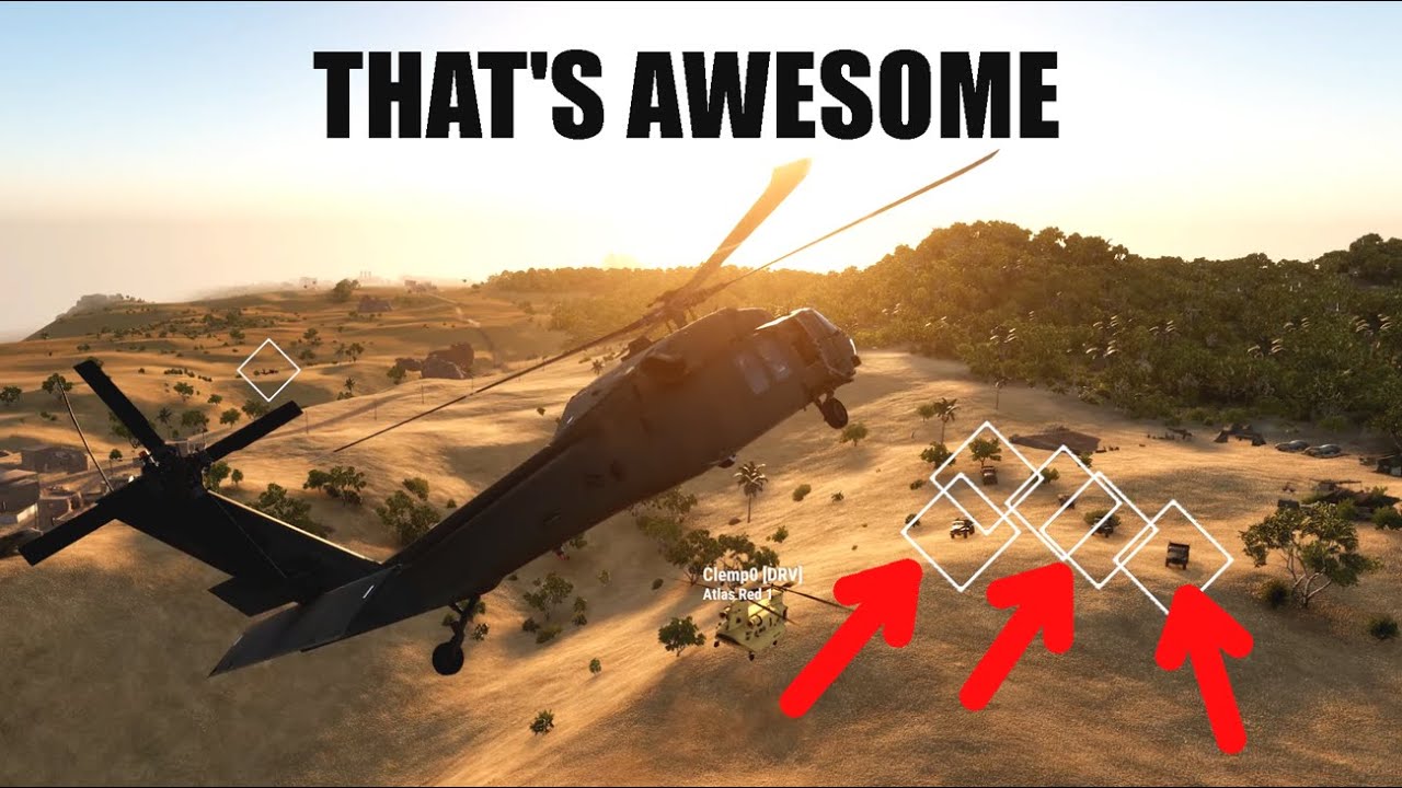 This FEATURE for Black Hawk is SICK in Arma Reforger