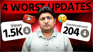 YouTube 4 Worst Updates 2026 – Why Your Views & Watchtime Are Dropping? 😱 screenshot 1
