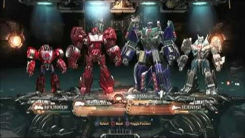 Transformers Fall of Cybertron: custom transformers