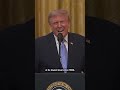 Trump says America is "doing great" during Thursday speech on election security