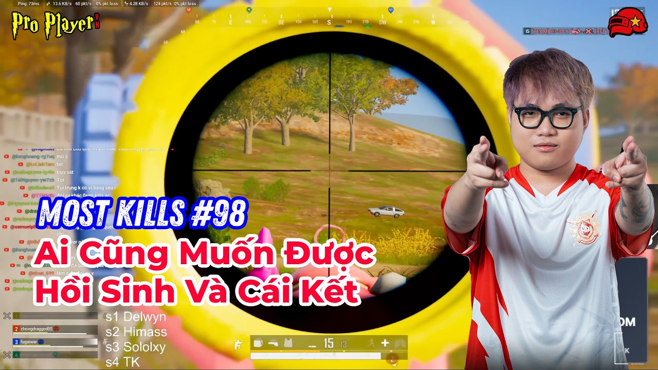 PUBG PC I Most Kills #98 I Ai Cũng Muốn Được Hồi Sinh Và Cái Kết