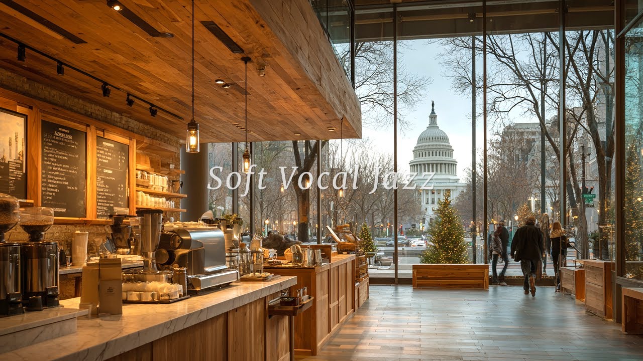 Winter Jazz | Винтажная джазовая атмосфера кафе Капитолийского холма, Вашингтон