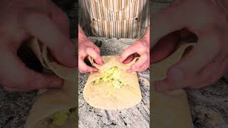 Healthy chicken Caesar wrap #cooking #recipe #foodie