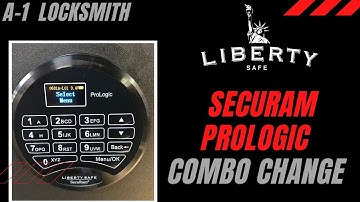 How to change safe keypad combo // SecuRam Prologic
