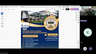 Five days FDP on AI Driven Teaching & Research Excellence Day One VN20260910 004415