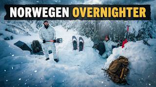 ❄️ Ohne SHELTER bei -25°C in Norwegen überleben - Ein Nacht wie keine Andere 🌌 - Bushcraft Outdoor