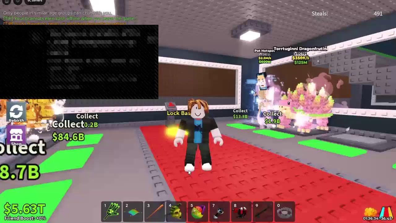 steal a brain rot admin abuse