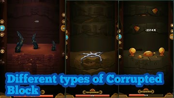 Different types of  “Corrupted Block” Deep Town Walkthrough Android Gameplay