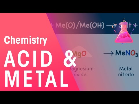 Acid + Metal | Acids, Bases & Alkalis | Chemistry | FuseSchool