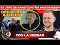 Defiende a checo contra magnussen ex jefe de haas habla con la verdad defiende a sergio prez