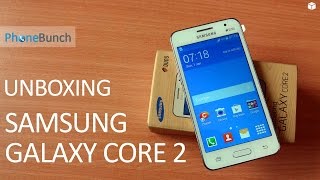 Samsung galaxy core 2 duos unboxing with a hands-on overview of the
accessories and new touchwiz essence ui. is an update over prev...