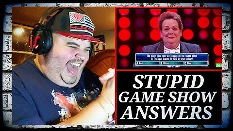 Stupid Game Show Answers [REACTION!!!]